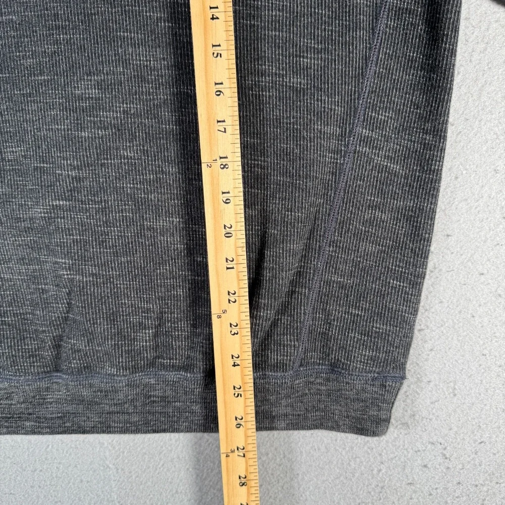 Tommy‎ Bahama Reversible Half Zip Sweater Mens Large Gray Knit Classic Comfort